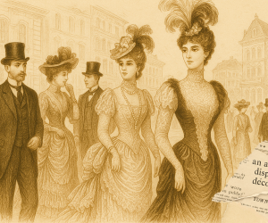 Hemlines & Headlines -Fashion in Town Topics